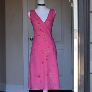 Studio Y Pink Flower Sleeveless Dress